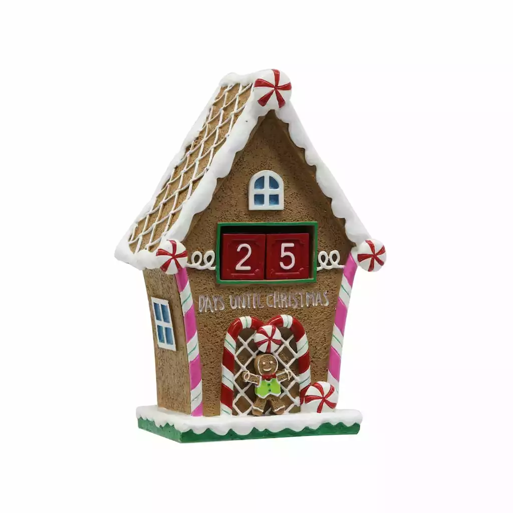 Discount π 8" Gingerbread House Countdown Decoration by Ashland® π― 5 Discount π 8" Gingerbread House Countdown Decoration by Ashland® π― - Image 3