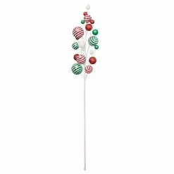 Top 10 🔔 Red, Green & White Mini Ball Ornament Spray by Ashland® 🎁 -Michaels Store 10701253 3