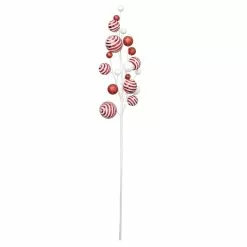 Coupon 😀 Red & White Mini Ball Ornament Spray by Ashland® ⭐ -Michaels Store 10701256 3