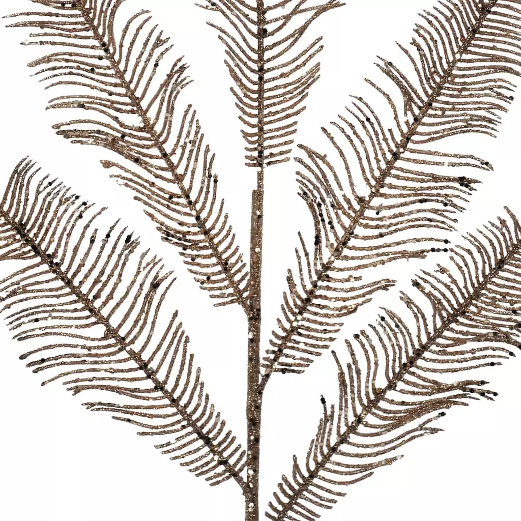 Coupon 😍 Champagne Glitter Fern Filler Stem by Ashland® 🥰 4 Coupon 😍 Champagne Glitter Fern Filler Stem by Ashland® 🥰 - Image 2