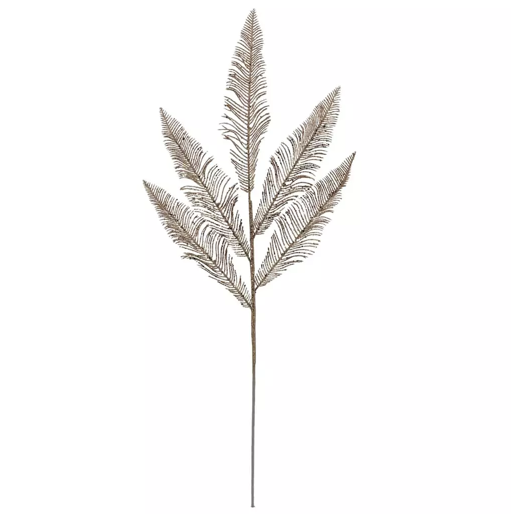 Coupon 😍 Champagne Glitter Fern Filler Stem by Ashland® 🥰 5 Coupon 😍 Champagne Glitter Fern Filler Stem by Ashland® 🥰 - Image 3