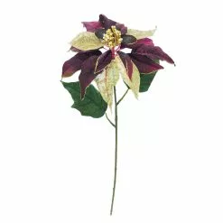 Best Pirce ⌛ Wine & Gold Poinsettia Stem by Ashland® ❤️