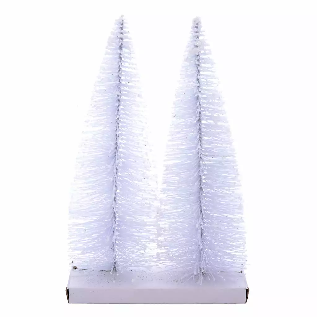 Flash Sale 👏 12" White Bottle Brush Trees, 2ct. by Ashland® 🛒 3 Flash Sale 👏 12" White Bottle Brush Trees, 2ct. by Ashland® 🛒