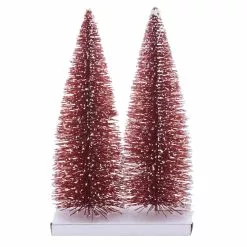 Deals 🧨 12" Red Bottle Brush Trees, 2ct. by Ashland® 🎁