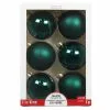Hot Sale ⌛ 6ct. 3.1" Dark Green Glass Ball Ornaments by Ashland® 👍 -Michaels Store 10701619 1