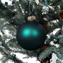 Hot Sale ⌛ 6ct. 3.1" Dark Green Glass Ball Ornaments by Ashland® 👍 -Michaels Store 10701619 3