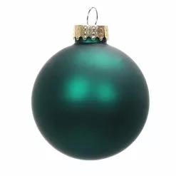 Cheap ⌛ 8ct. 2.5" Matte Dark Green Glass Ball Ornaments by Ashland® 🎁 -Michaels Store 10701620 2