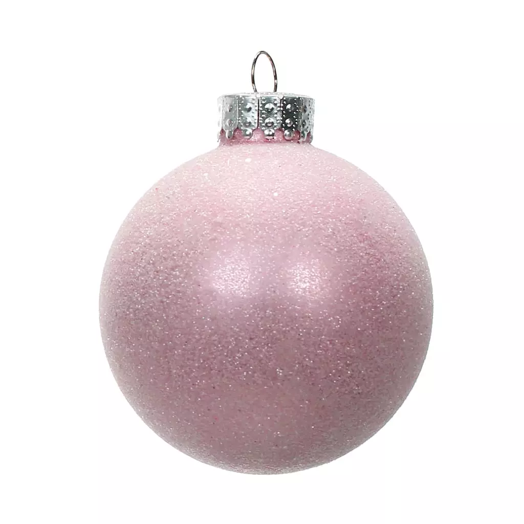 Brand new ❤️ Assorted 8ct. 2.5" Light Pink Glass Ball Ornaments by Ashland® 🔔 4 Brand new ❤️ Assorted 8ct. 2.5" Light Pink Glass Ball Ornaments by Ashland® 🔔 - Image 2