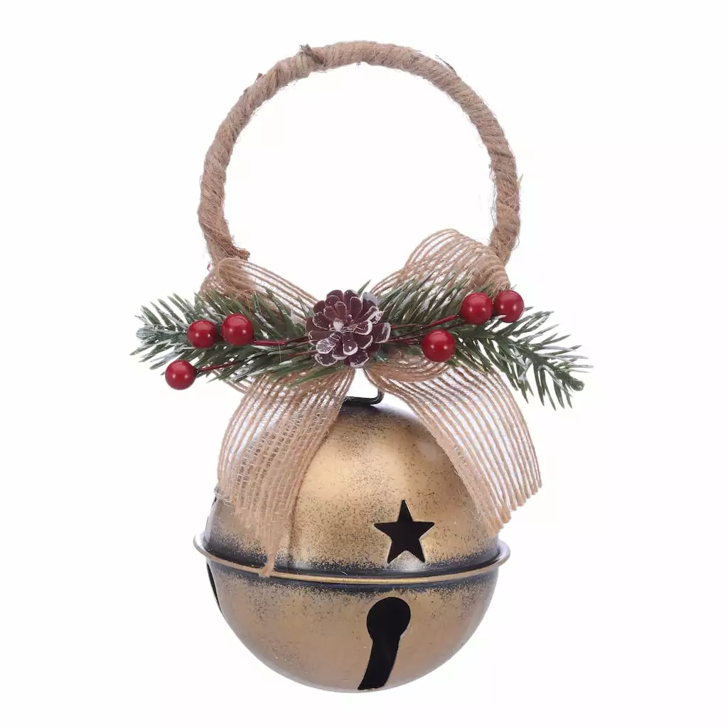 Budget β 6.5" Matte Gold Bell Hanger Decoration by Ashland® π― 3 Budget β 6.5" Matte Gold Bell Hanger Decoration by Ashland® π―