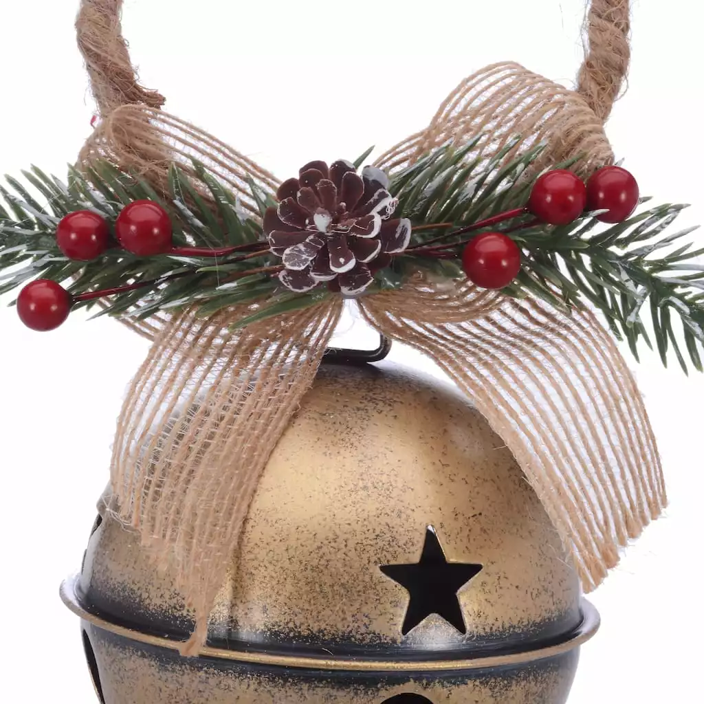 Budget β 6.5" Matte Gold Bell Hanger Decoration by Ashland® π― 4 Budget β 6.5" Matte Gold Bell Hanger Decoration by Ashland® π― - Image 2