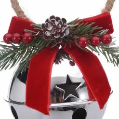 Cheapest ⌛ 6.5" Silver Bell Hanger Decoration by Ashland® ✔️ -Michaels Store 10701627 2