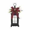 Cheapest 🔔 11.8" Black Lantern with Red Bow by Ashland® ⌛ 1 Cheapest 🔔 11.8" Black Lantern with Red Bow by Ashland® ⌛ -Michaels Store 10701724 1