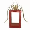 Coupon 🧨 13.5" Red & Gold Gift Box Lantern by Ashland® 💯 -Michaels Store 10701725 1