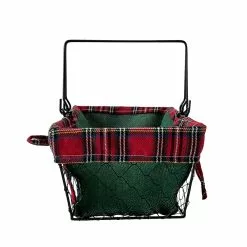 Top 10 ⭐ 11.5" Medium Wire Basket with Green Burlap by Ashland® 🔥 -Michaels Store 10701815 3
