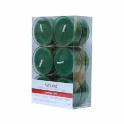 Buy 🔥 Christmas Cottage Smooth Green Tealights by Ashland®, 12ct. 💯 -Michaels Store 10701828 4