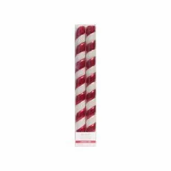 Wholesale 🔥 10" Candy Cane Stripe Taper Candles by Ashland® 👏