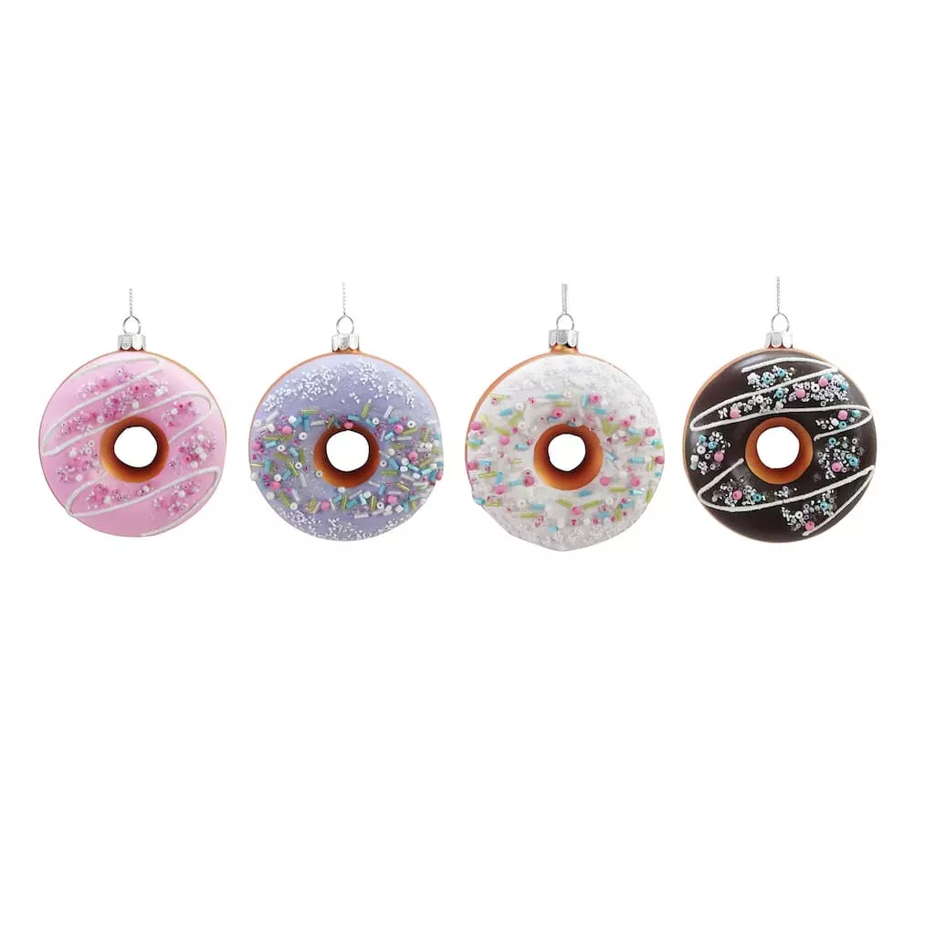 Coupon ✔️ Assorted 3.5" Glass Donut Ornament by Ashland® 🔥 3 Coupon ✔️ Assorted 3.5" Glass Donut Ornament by Ashland® 🔥