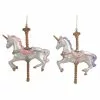 Outlet ❤️ Assorted 6" Glass Carousel Ornament by Ashland® 🛒 2 Outlet ❤️ Assorted 6" Glass Carousel Ornament by Ashland® 🛒 -Michaels Store 10701851 1