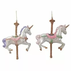 Outlet ❤️ Assorted 6" Glass Carousel Ornament by Ashland® 🛒 -Michaels Store 10701851 2