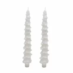 Outlet ⌛ 10.5" White 🔥 Christmas Tree Taper Candles by Ashland®, 2ct. 🧨
