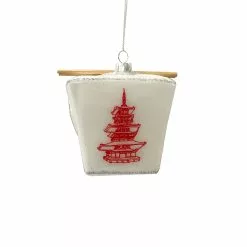 New ❤️ 4" Glass Chinese Take Out Ornament by Ashland® 👏 -Michaels Store 10701853 3