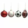 Budget 🔥 Assorted 3" Glass Sports Ball Ornament by Ashland® ⌛ -Michaels Store 10701855 1
