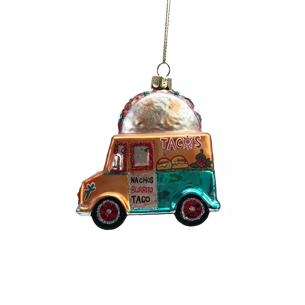 Best Sale ⭐ Glass Taco Truck Ornament by Ashland® 🌟 3 Best Sale ⭐ Glass Taco Truck Ornament by Ashland® 🌟