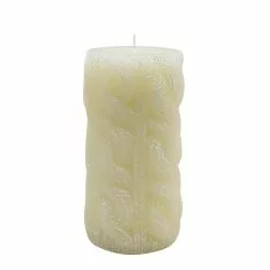 Top 10 😍 3" x 6" Ivory Cable Knit Pillar Candle by Ashland® ✨