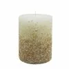Cheap ⭐ 3" x 4" Champagne Beaded Pillar Candle by Ashland® 👏 -Michaels Store 10701876 1