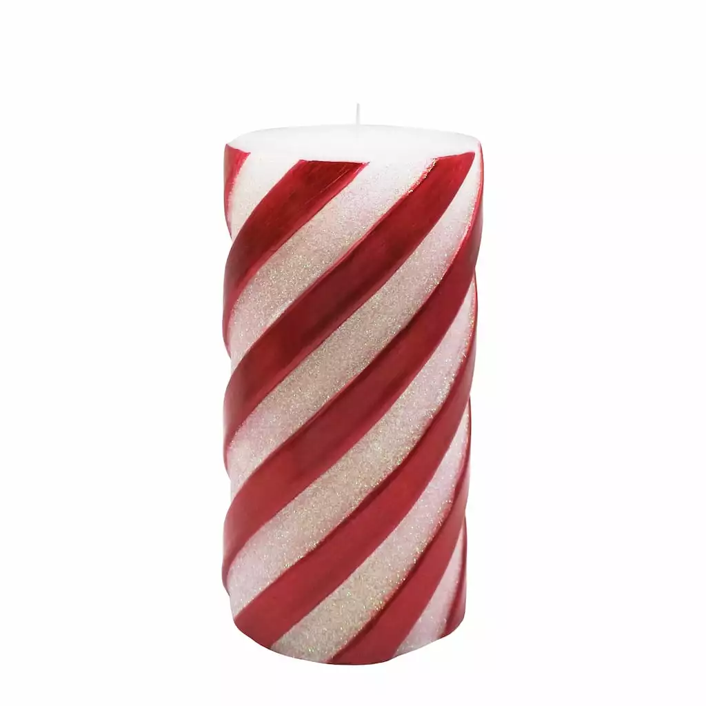 Best deal ✨ 3" x 6" Peppermint Pillar Candle by Ashland® 🔔 3 Best deal ✨ 3" x 6" Peppermint Pillar Candle by Ashland® 🔔