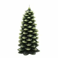 Outlet 🎉 4" x 8" Green ❄ Christmas Tree Candle by Ashland® ⭐