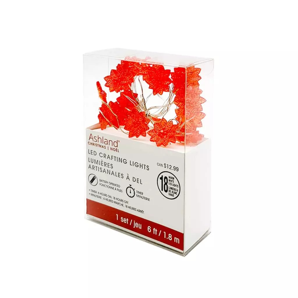 Best Pirce π€© 18ct. Poinsettia LED Crafting Lights by Ashland® π 7 Best Pirce π€© 18ct. Poinsettia LED Crafting Lights by Ashland® π - Image 5