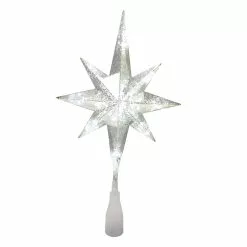 Outlet ⌛ 14" Silver Lighted Star of Bethlehem Tree Topper by Ashland® 🔥 -Michaels Store 10701972 2
