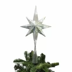 Outlet ⌛ 14" Silver Lighted Star of Bethlehem Tree Topper by Ashland® 🔥 -Michaels Store 10701972 3