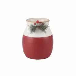 Top 10 🎁 6.75" Red & White Holly Vase by Ashland® 😉