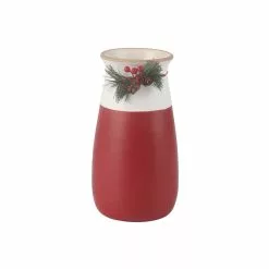 Best deal 🔔 9.1" Red & White Holly Vase by Ashland® 🥰