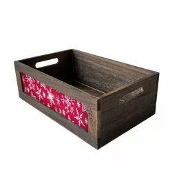 Promo 👍 Large Wooden Snowflake Crate by Ashland® 🧨