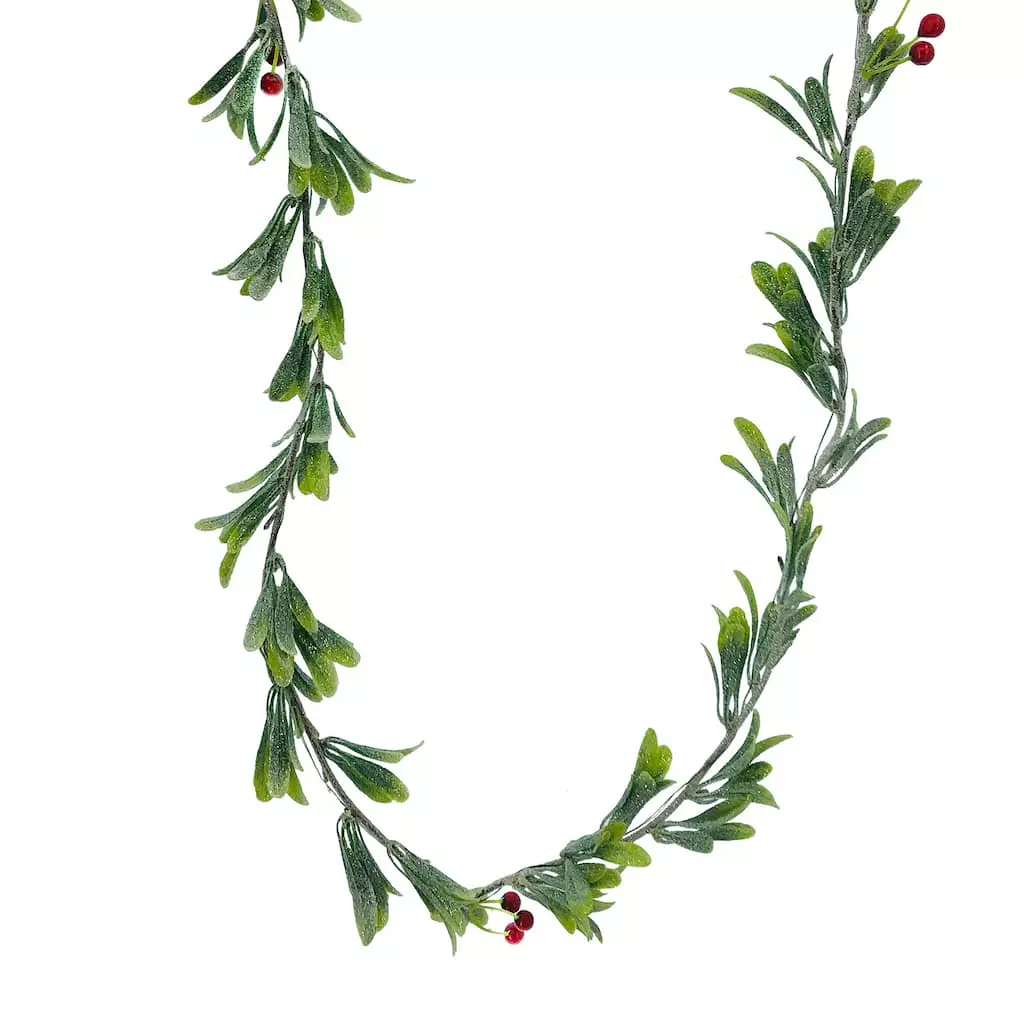 Promo ✔️ 5ft. Pre-Lit LED Red Berry Leaf Garland by Ashland® 🔥 3 Promo ✔️ 5ft. Pre-Lit LED Red Berry Leaf Garland by Ashland® 🔥
