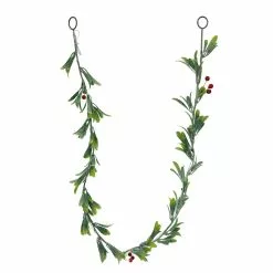 Promo ✔️ 5ft. Pre-Lit LED Red Berry Leaf Garland by Ashland® 🔥 7 Promo ✔️ 5ft. Pre-Lit LED Red Berry Leaf Garland by Ashland® 🔥 -Michaels Store 10702493 4