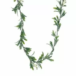 Best deal ⭐ 5ft. Pre-Lit LED White Berry Leaf Garland by Ashland® ⌛