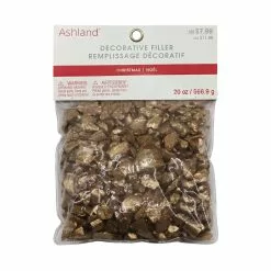 New 🛒 Gold Crushed Glass Chunks by Ashland® ❤️