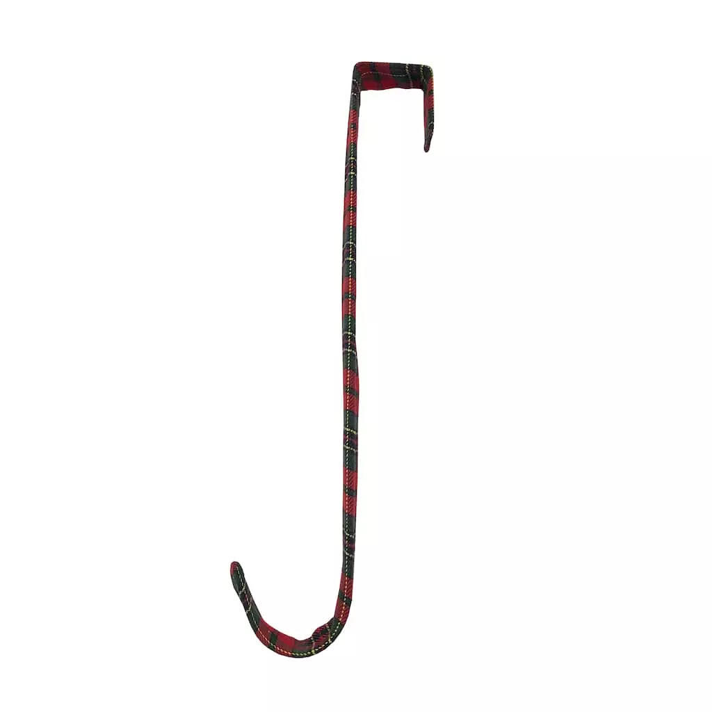 Flash Sale ⭐ 15'' Red Plaid Fabric Wreath Hanger by Ashland® ⭐ 4 Flash Sale ⭐ 15'' Red Plaid Fabric Wreath Hanger by Ashland® ⭐ - Image 2