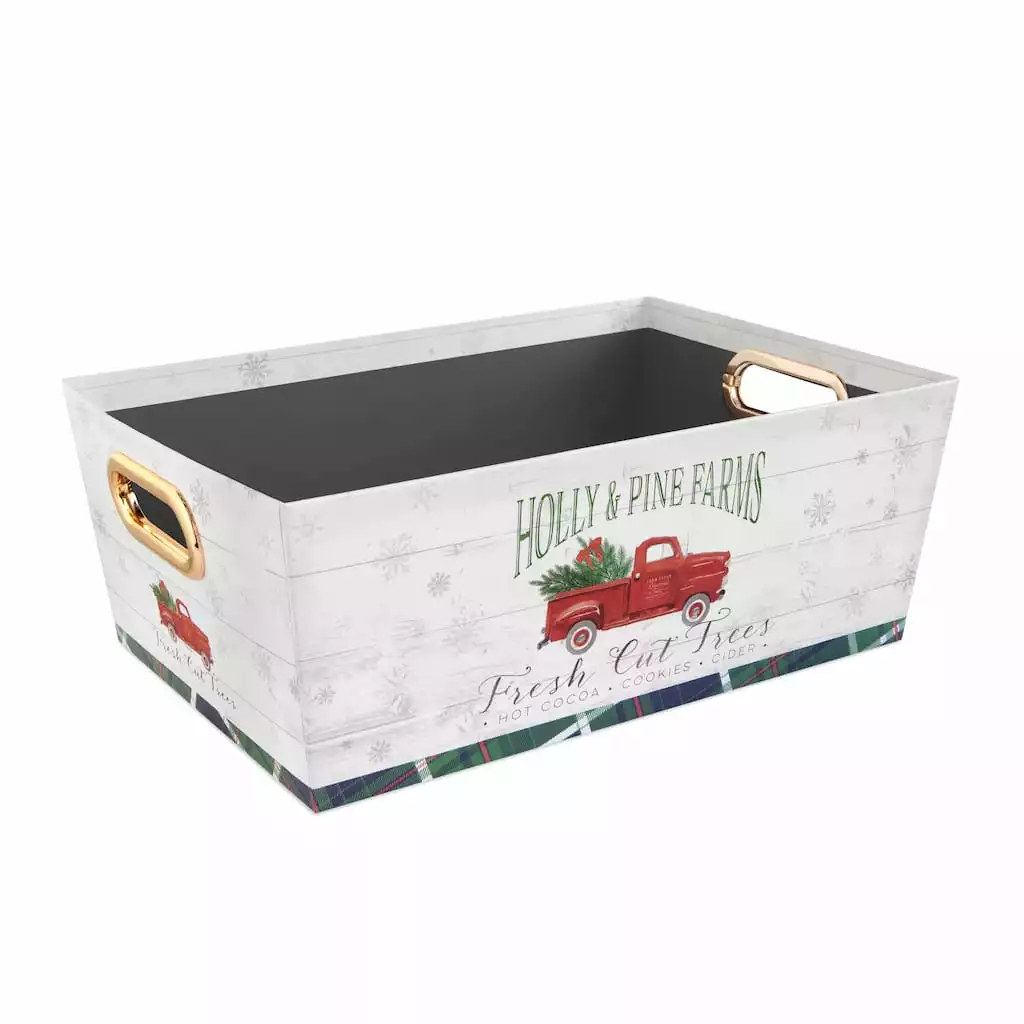 Promo 🎉 Large Tree Truck Christmas Gift Bin by Ashland® ✔️ 3 Promo 🎉 Large Tree Truck Christmas Gift Bin by Ashland® ✔️