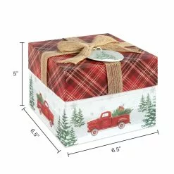 Flash Sale 🎉 Large Red Truck Gift Box by Ashland® ✔️ -Michaels Store 10703640 3