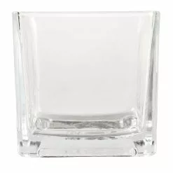 Best deal ⌛ 5" Cube Glass Vase by Ashland® 👏