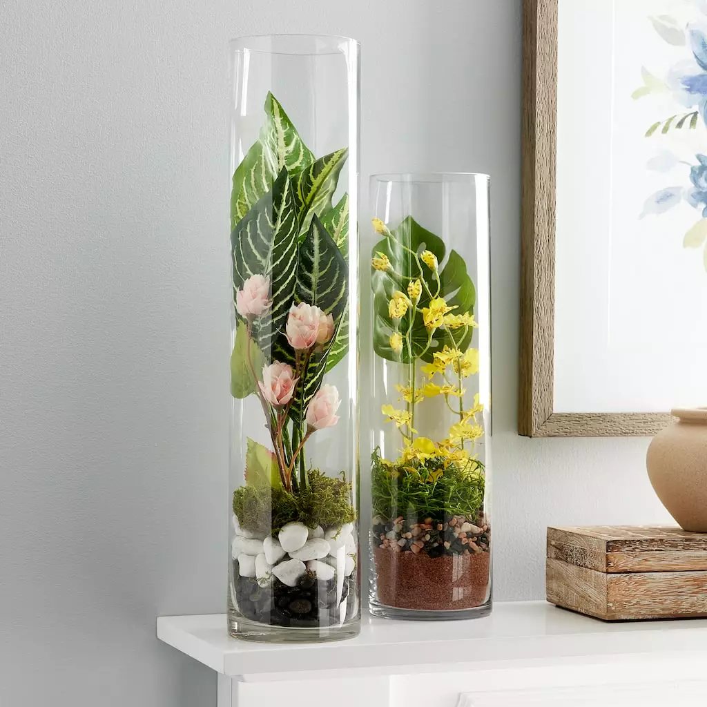 Best Pirce ✨ 12 Pack: 18" Cylinder Glass Vase by Ashland™ 💯 4 Best Pirce ✨ 12 Pack: 18" Cylinder Glass Vase by Ashland™ 💯 - Image 2
