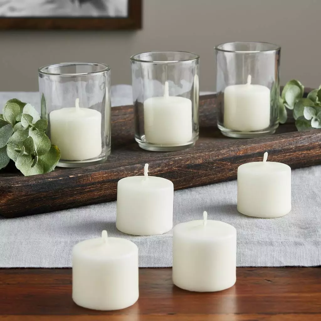 Outlet ⌛ 12 Packs: 24 ct. (288 total) Basic Elements™ Ivory Votive Candles by Ashland® 🔥 4 Outlet ⌛ 12 Packs: 24 ct. (288 total) Basic Elements™ Ivory Votive Candles by Ashland® 🔥 - Image 2