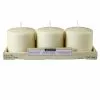 Budget 🌟 12 Packs: 2 ct. (36 total) Basic Elements™ Ivory Pillar Candles by Ashland® 👏 -Michaels Store MP318239 1