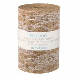 Best reviews of 💯 12 Pack: Burlap With Lace Overlay by Ashland® 🎁