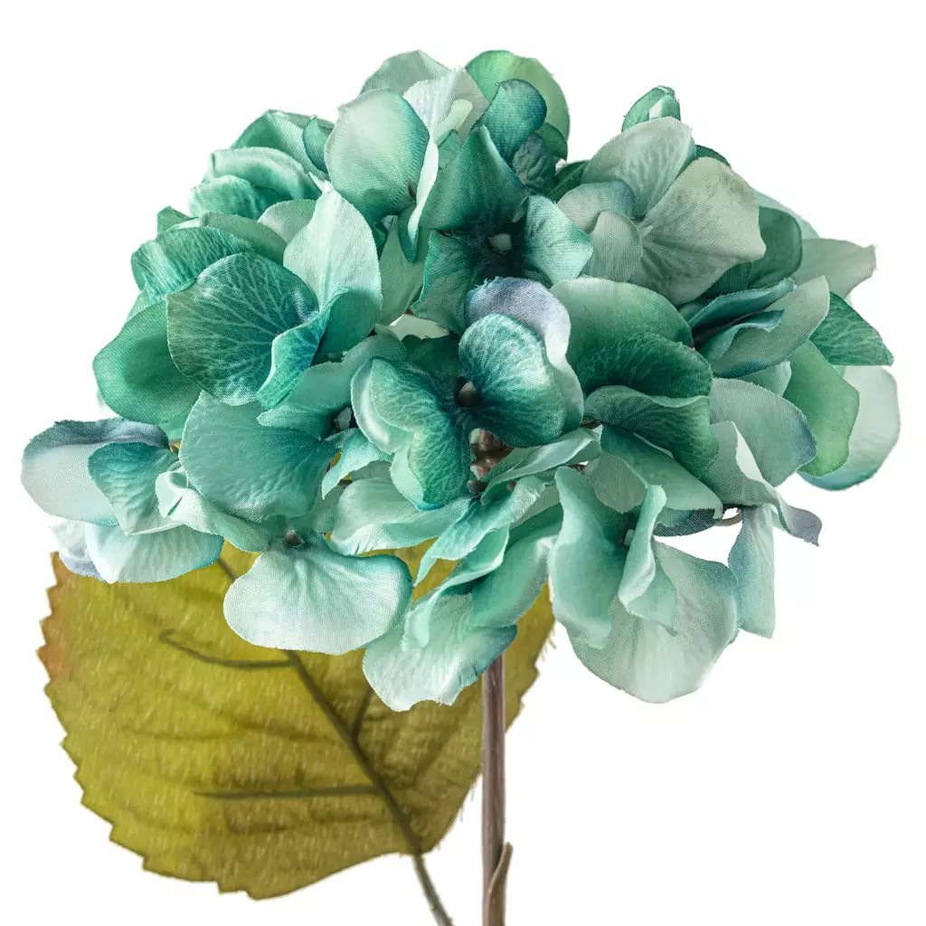 Discount 🛒 12 Pack: Teal Hydrangea Stem by Ashland® ❤️ 4 Discount 🛒 12 Pack: Teal Hydrangea Stem by Ashland® ❤️ - Image 2